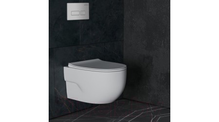 Унитаз подвесной с инсталляцией Roxen StounFix Slim 593355