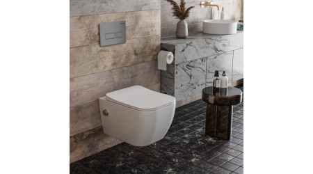 Унитаз подвесной с инсталляцией Roxen StounFix Slim 608961