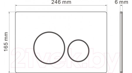 Унитаз подвесной с инсталляцией Roxen StounFix Slim 632475