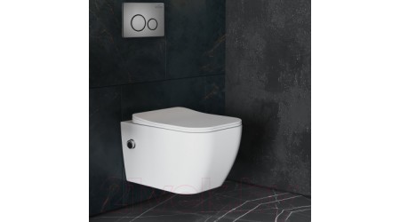 Унитаз подвесной с инсталляцией Roxen StounFix Slim 632852