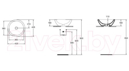 Умывальник Ideal Standard Strada K078301