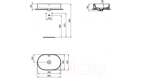 Умывальник Ideal Standard Strada II T360401
