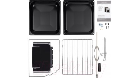 Газовый духовой шкаф Krona Stretto 45 WH / 00026328