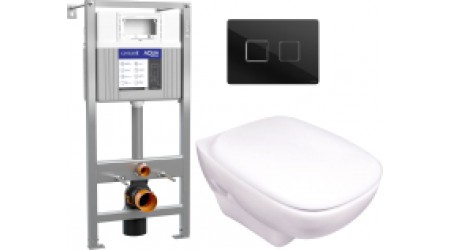 Унитаз подвесной с инсталляцией Kolo Style L29003000 + 50Z/А63476 + 63529 (с сиденьем Soft-Close)