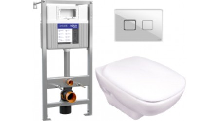 Унитаз подвесной с инсталляцией Kolo Style L29003000 + 50Z/А63476 + 63530 (с сиденьем Soft-Close)