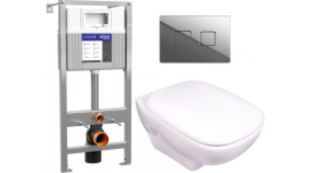 Унитаз подвесной с инсталляцией Kolo Style L29003000 + 50Z/А63476 + 63531 (с сиденьем Soft-Close)