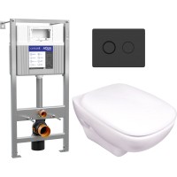 Унитаз подвесной с инсталляцией Kolo Style L29003000 + 50Z/А63476 + 63839 (с сиденьем Soft-Close)