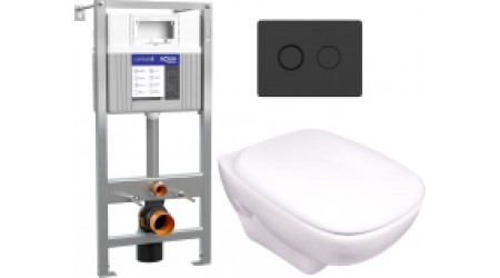 Унитаз подвесной с инсталляцией Kolo Style L29003000 + 50Z/А63476 + 63839 (с сиденьем Soft-Close)
