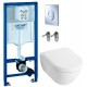 Унитаз подвесной с инсталляцией Villeroy & Boch Subway 2.0 5600-10-01 + 9M68 S101 + 38721001