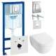 Унитаз подвесной с инсталляцией Villeroy & Boch Subway 2.0 5600-10-01 + 9M68 S101 + 38775001