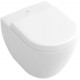 Унитаз подвесной Villeroy & Boch Subway 2.0 6604-10-01 + 9M66-S1-01