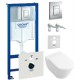 Унитаз подвесной с инсталляцией Villeroy & Boch Subway 6600-10-01 + 9M55 S101 + 38775001