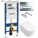 Унитаз подвесной с инсталляцией Villeroy & Boch Subway 6600-10-01 + 9M55 S101 + 458.125.21.1