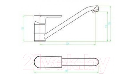 Смеситель Voda Surface SF 05 