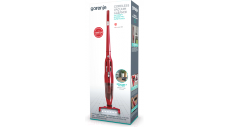 Вертикальный пылесос Gorenje SVC252GFR