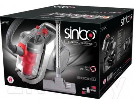 Пылесос Sinbo SVC-3459 (красный/черный)