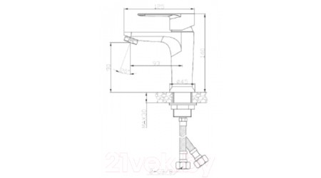 Смеситель Voda SW 26 W 