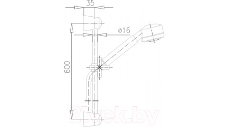 Душевой гарнитур Armatura Symetric 841-140-00