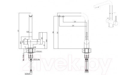 Смеситель Elleci T01 (Full Black G40) 