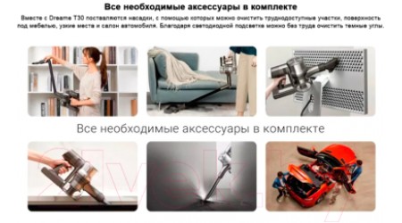 Вертикальный пылесос Dreame T30 / VTT1