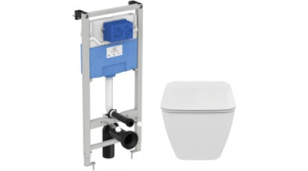 Унитаз подвесной с инсталляцией Ideal Standard T359601+T360101+R020467 / E387001