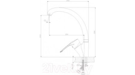 Смеситель Rossinka Silvermix T40-23 