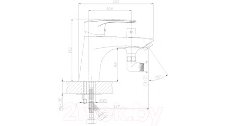 Смеситель Rossinka Silvermix T40-38 