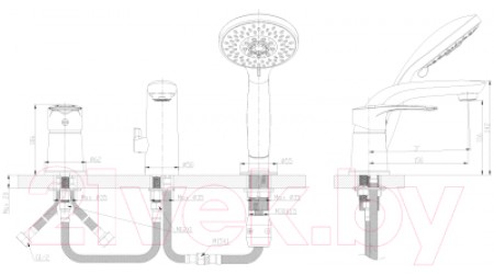 Смеситель Rossinka Silvermix T40-39 