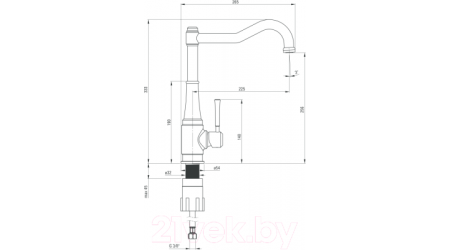 Смеситель Deante Tamizo BQT 063M 