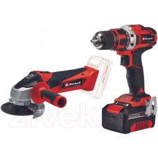 Угловая шлифовальная машина Einhell TC-AG 18/115 Li + Дрель-шуруповерт TE-CD 18/40 Li (4257240)