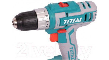 Аккумуляторная дрель-шуруповерт TOTAL TDLI2002