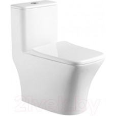 Унитаз напольный Azario Teano AZ-8621 (с сиденьем)