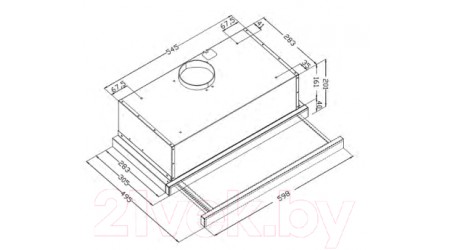 Вытяжка телескопическая Evelux Tel 60 B