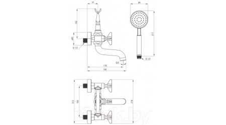 Смеситель Deante Temisto BQT M11D 