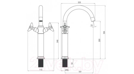 Смеситель Deante  Temisto BQT N25D 