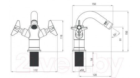 Смеситель Deante Temisto BQT 031D 