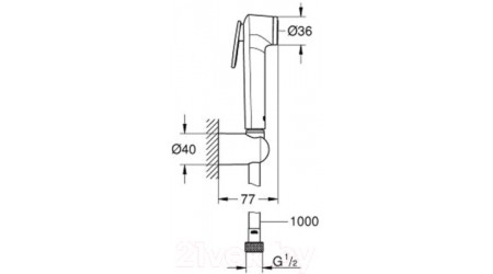 Гигиенический душ GROHE Tempesta-F Trigger Spray 26352000