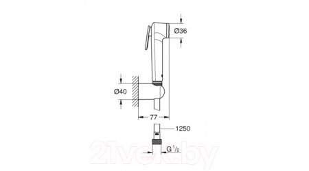 Гигиенический душ GROHE Tempesta-F Trigger Spray 30 27513001