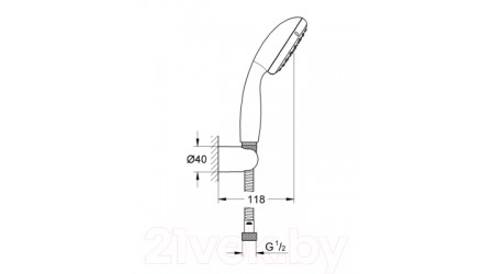 Душевой гарнитур GROHE Tempesta New 2780310E