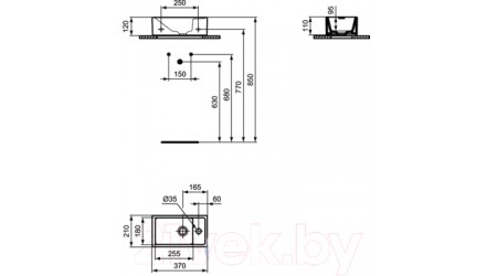 Умывальник Ideal Standard Tempo E211201