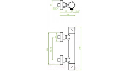 Смеситель Laveo Termico BAT04TD 