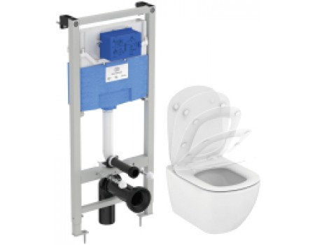 Унитаз подвесной Ideal Standard Tesi Aquablade T0079V1 + T3527V1 + R020467 / T3868V