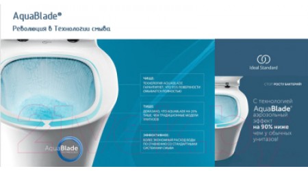 Унитаз подвесной с инсталляцией Ideal Standard Tesi T007901 + T352701 + KDI-0000018 + INS-0000012