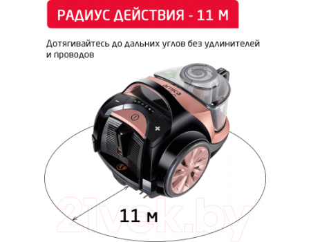 Пылесос Arnica Tesla Premium ARN36R / ET14300 (розовый)
