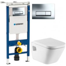 Унитаз подвесной с инсталляцией Roca The Gap 346477000 + 801470004 + 458.125.21.1