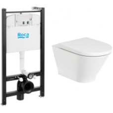 Унитаз подвесной с инсталляцией Roca The Gap 893105000