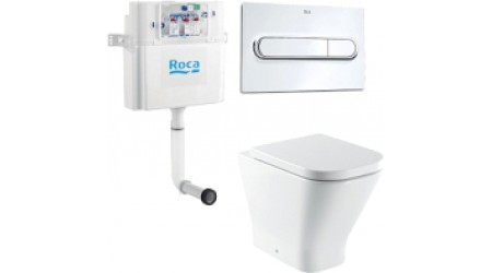 Унитаз подвесной с инсталляцией Roca The Gap 893109000