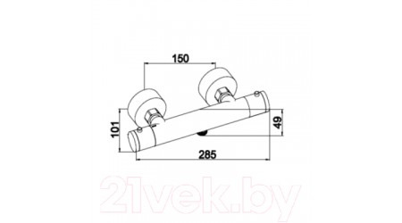 Смеситель Kaiser Thermo 18344 