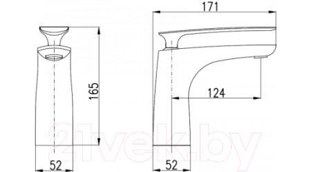 Смеситель Slezak RAV Tigris TG126.5BC 
