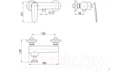 Смеситель Slezak RAV Tigris TG181.5 